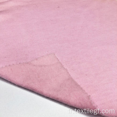 Sweat à capuche en tissu éponge rose